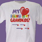 My Heart Belongs To Personalized T-shirt
